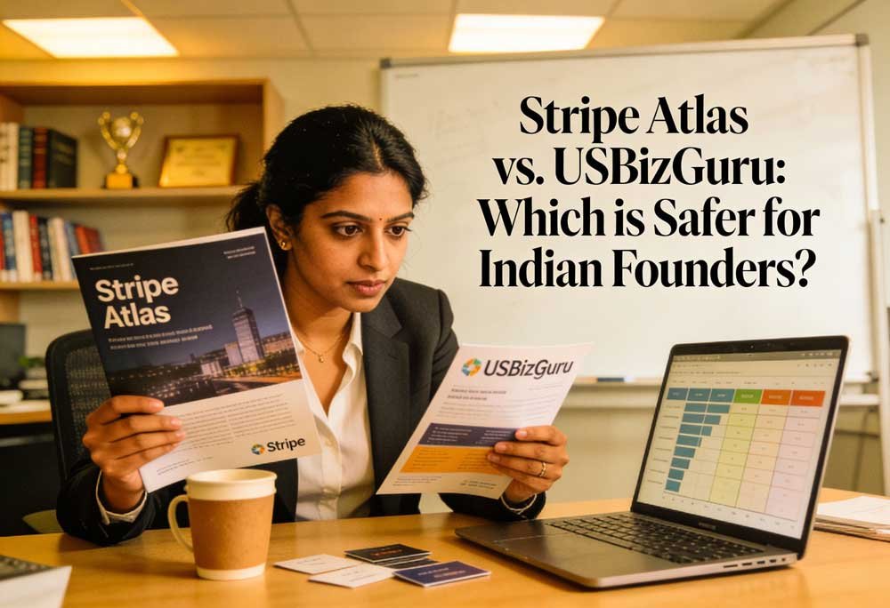 Stripe Atlas vs. USBizGuru: Which is Safer for Indian Founders?