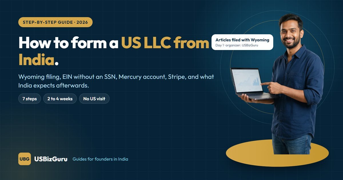 How to Form a US LLC from India (Wyoming, Step by Step)